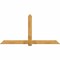 Ekena Millwork Eugene Rough Sawn Timber Gable Bracket, Western Red Cedar, 96"W x 48"H x 2"D x 6"F, 12/12 Pitch GBW096X48X0206EUG00RWR - alternate 1